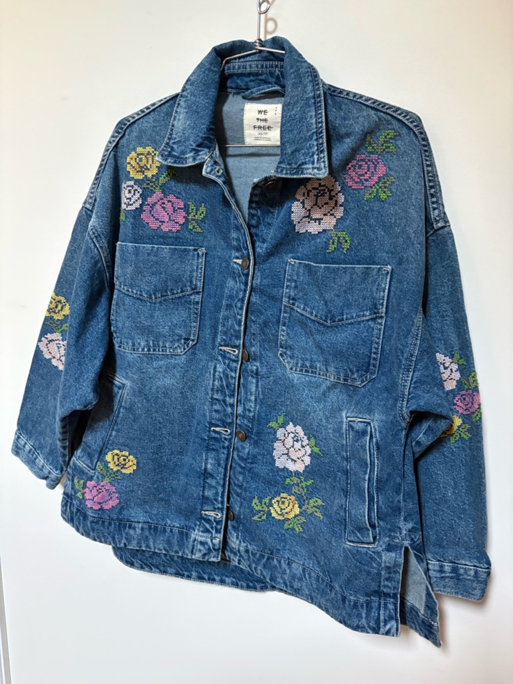 NWOT Free People We The Free Madison City Embroidered Jacket Size XS - Picture 7 of 15